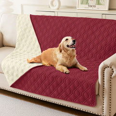 Hyha manta impermeable para perros, doble capa, protege muebles y suelos.