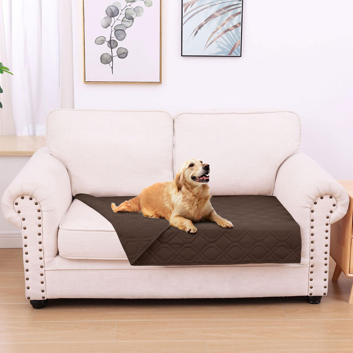 Manta hyha impermeable para perro, doble cara, protege muebles y evita manchas.