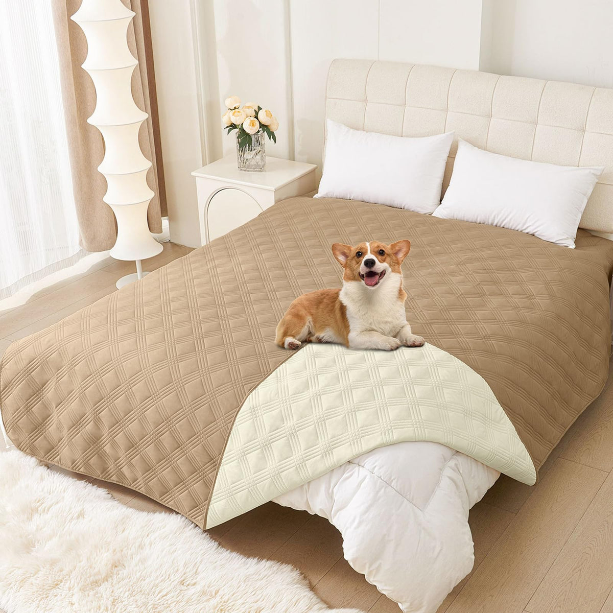 Hyha manta impermeable para perros protege muebles y cama del agua y manchas
