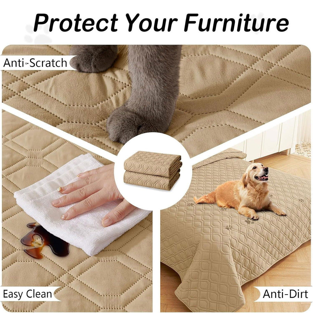 Protector hyha impermeable para muebles y perros camel