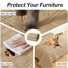 Protector hyha impermeable para muebles y perros camel