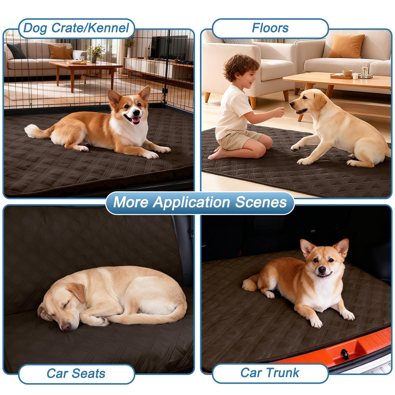 Protector de mueble hyha para perros, adecuado para interiores.