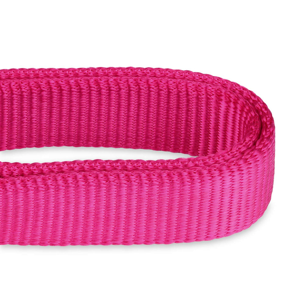 Collar Hyhug martingala, ajuste ajustable 11-15 pulgadas, rosa.