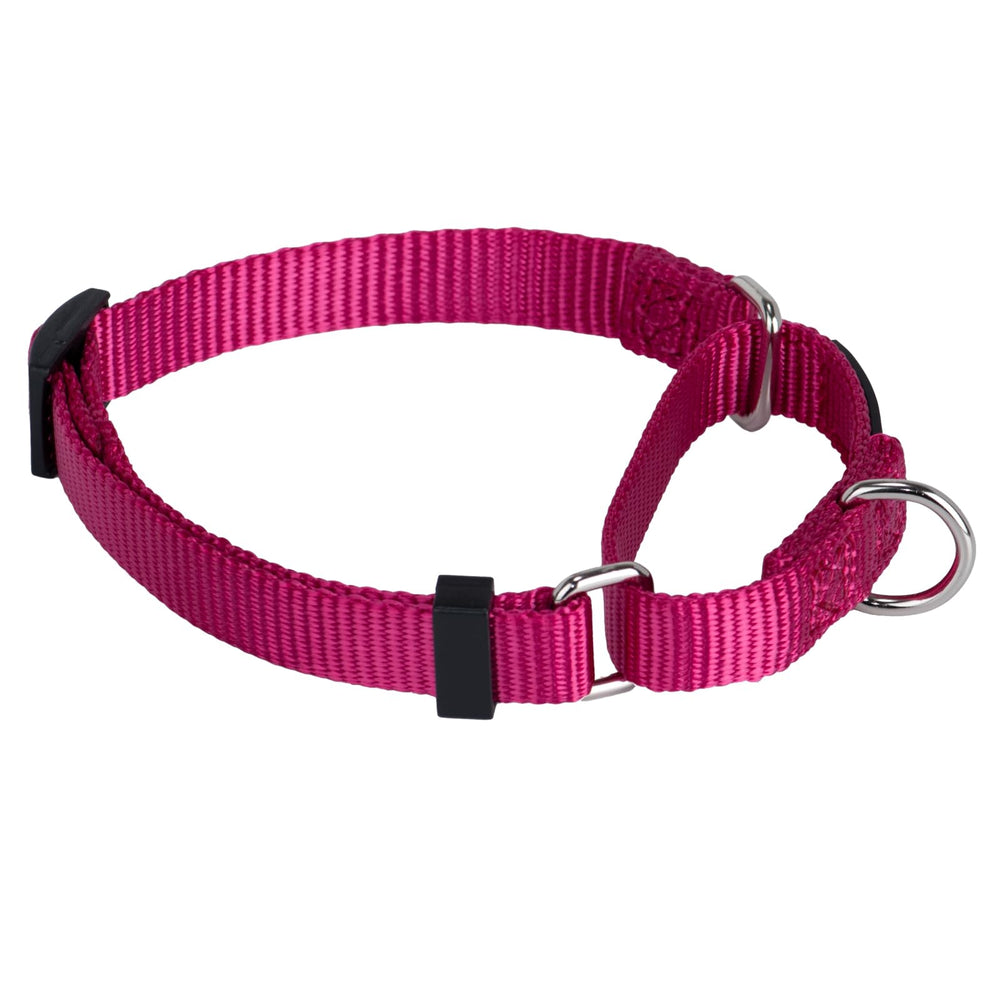 Collar Hyhug martingala para perros pequeños, rosa, ajuste cómodo y seguro para paseos.