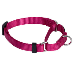 Collar Hyhug martingala para perros pequeños, rosa, ajuste cómodo y seguro para paseos.