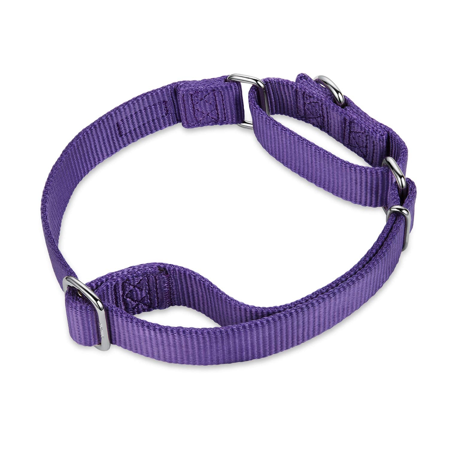 Hyhug collar martingale morado evita escapes con seguridad y confort.