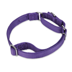 Hyhug collar martingale morado evita escapes con seguridad y confort.