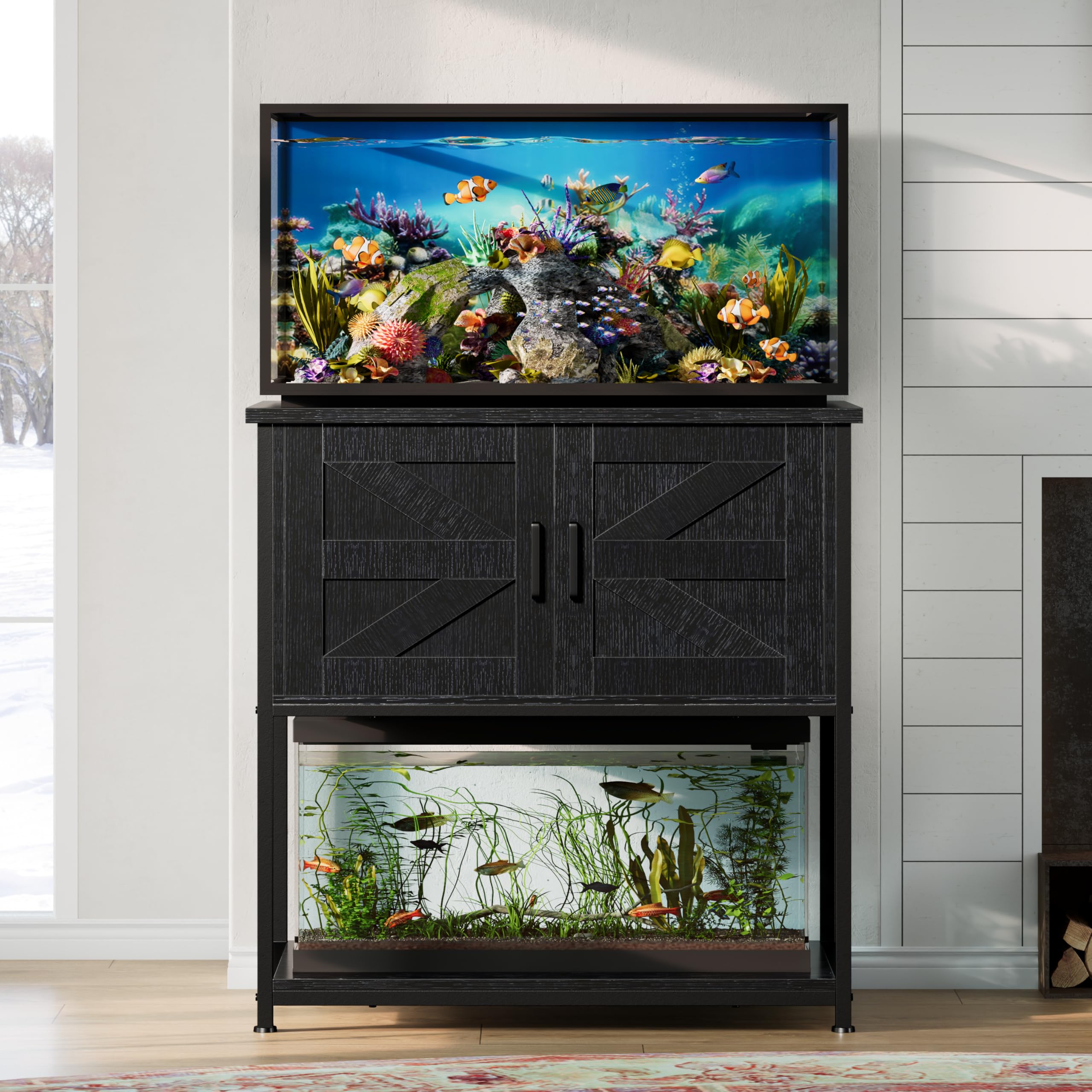 Hylemoros estante acuario ideal para sala y pasillo.