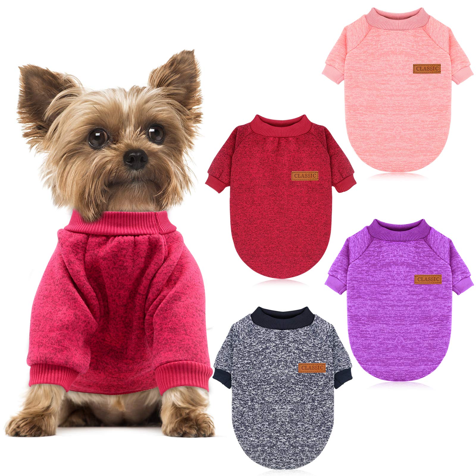 HYLYUN sudadera para perro con 4 colores, ideal para combinar con cualquier estilo.