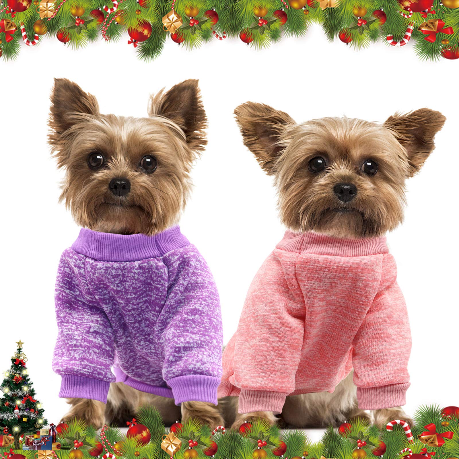 HYLYUN sudadera para perros pequeños, fácil de ponerse y quitar.