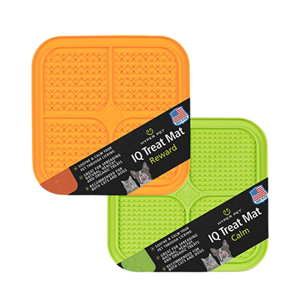 Hyper Pet IQ Treat Lick Mat para perros, ideal para comida lenta y entretenimiento.