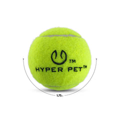 Hyper Pet Mini Tennis Ball de 1,75 pulgadas, tamaño seguro para perros pequeños.