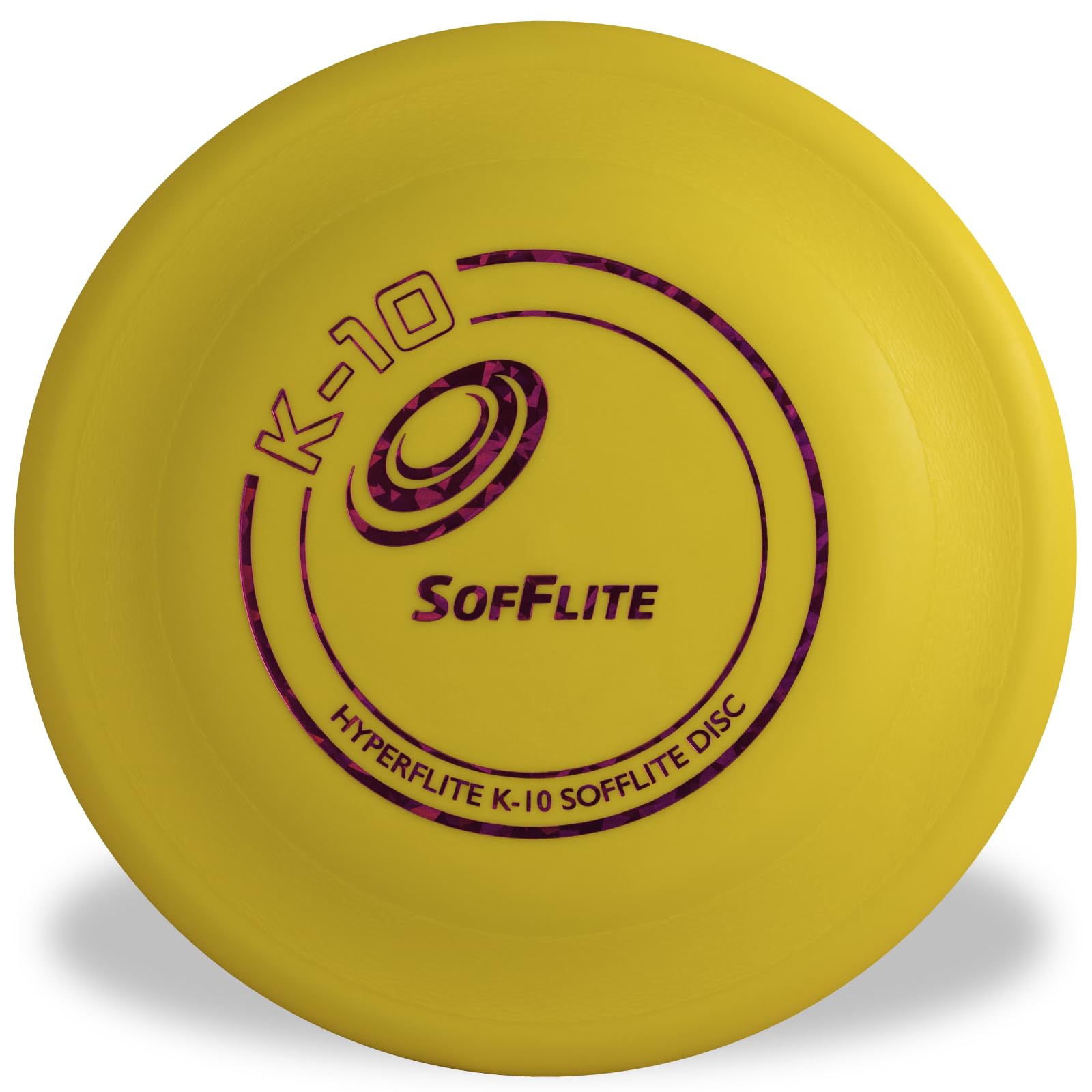 Hyperflite K-10 SofFlite, disco suave para perros grandes, fácil de agarrar.