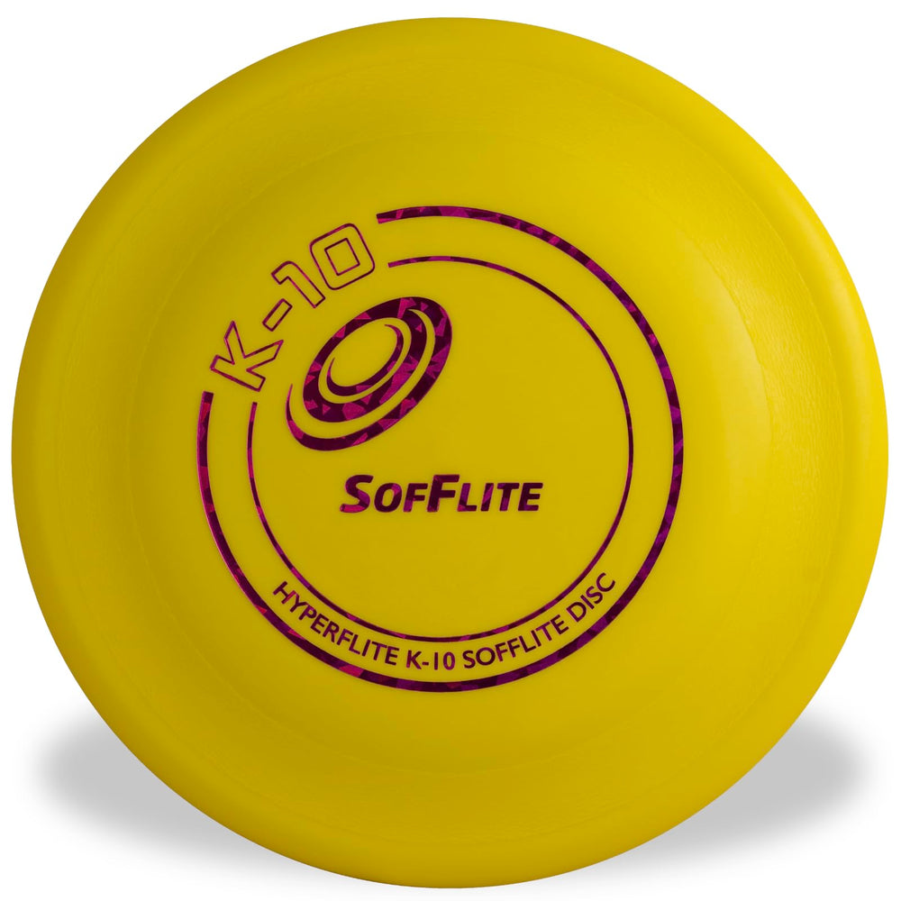 Hyperflite K-10 SofFlite, disco suave para perros grandes, fácil de agarrar.