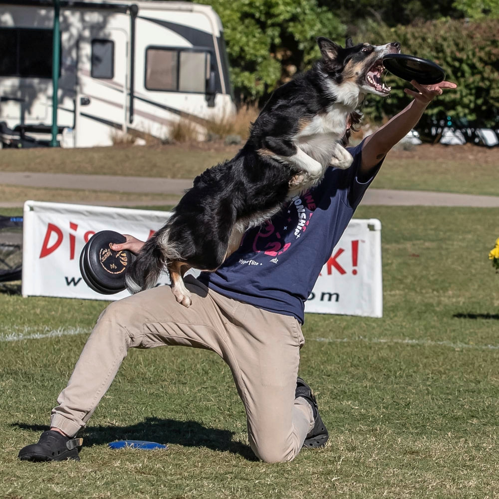 Hyperflite Pup Jawz utiliza materiales seguros para juego interactivo.
