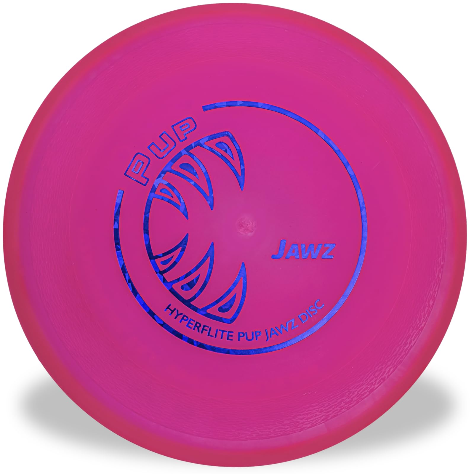 Hyperflite Pup Jawz rosado disc 7 pulgadas para juego activo al aire libre.