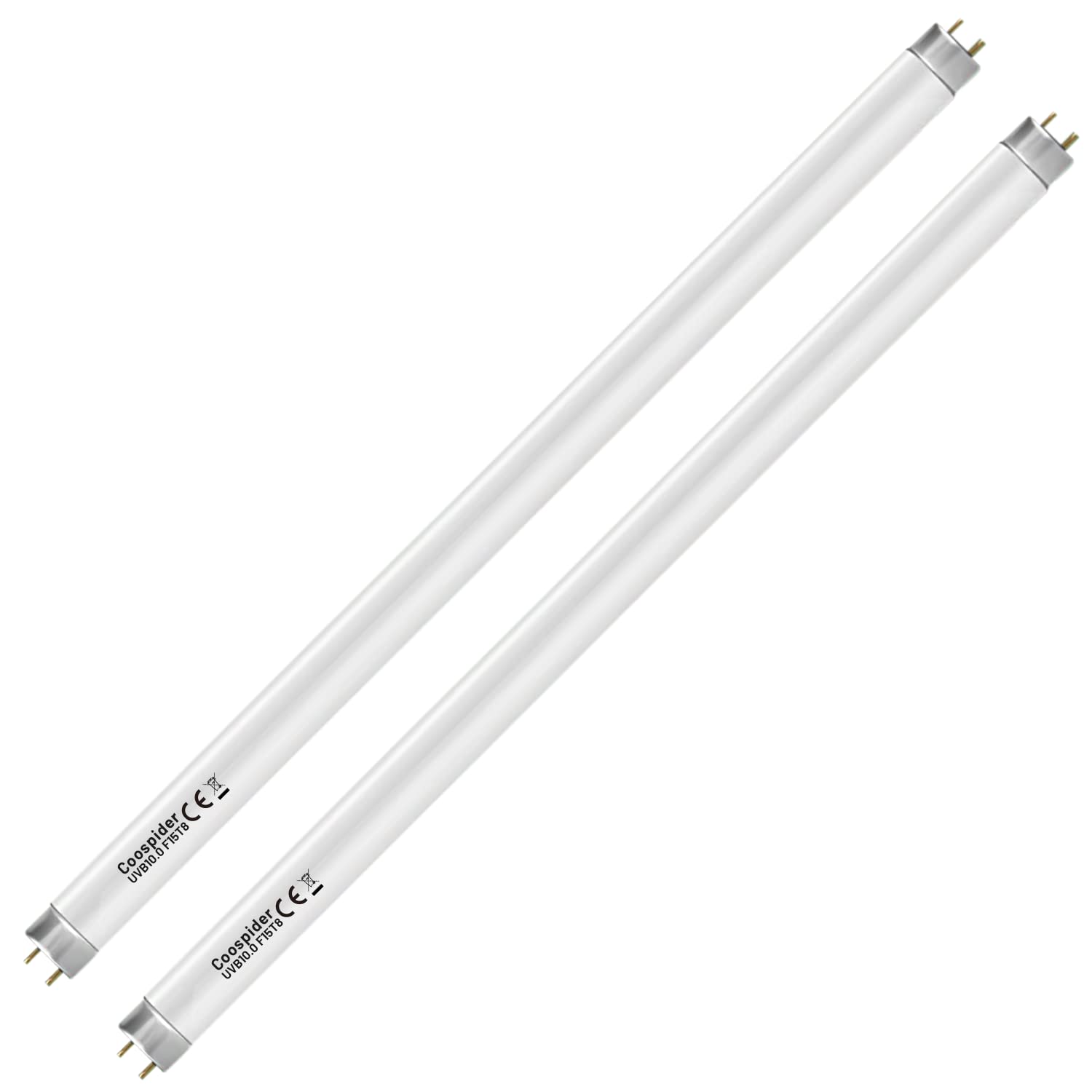 Hypool lámpara UVB 10.0, vista frontal, ayuda a la absorción de calcio en reptiles.