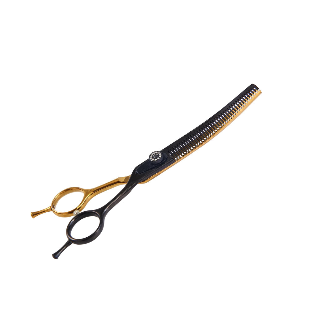 Tijeras hyzrqwyw para perros con curva de 7 pulgadas, control preciso durante el grooming