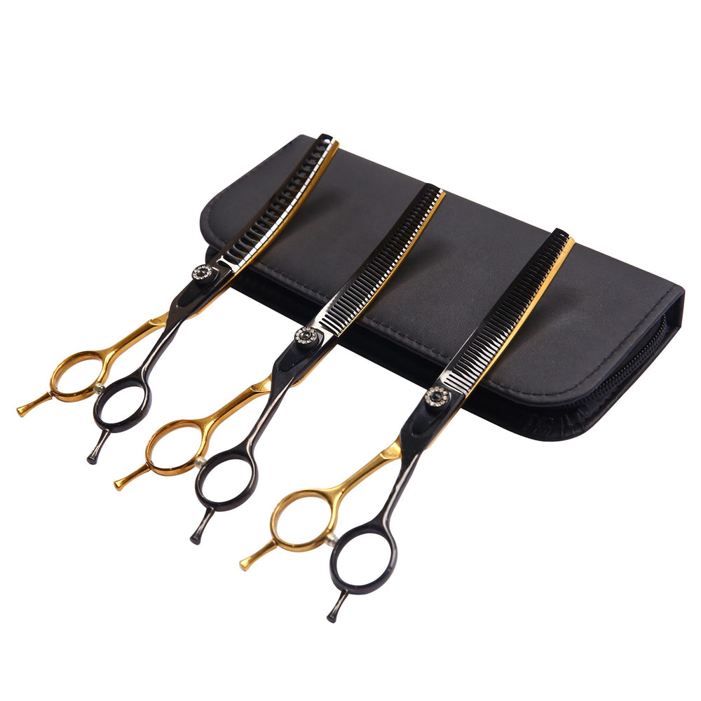Tijeras hyzrqwyw para uso multipropósito en cara, patas y cola con acabado suave