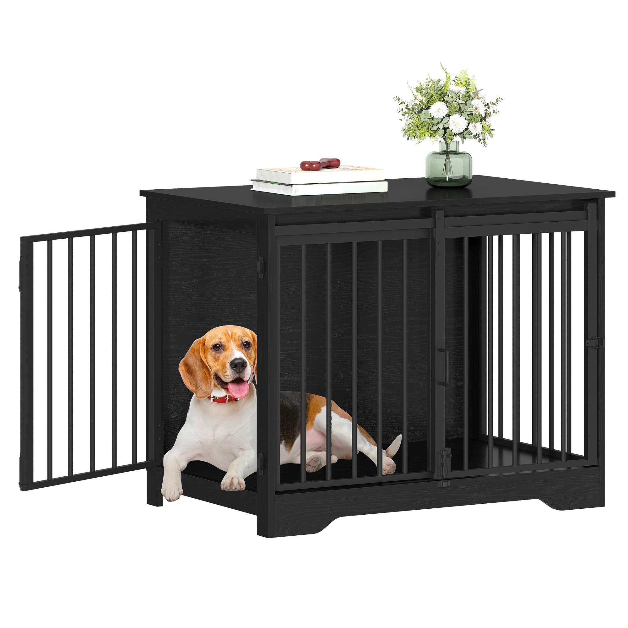 Hzuaneri caja-perro-uso-casa-salon-dormitorio funcional como mesa y jaula