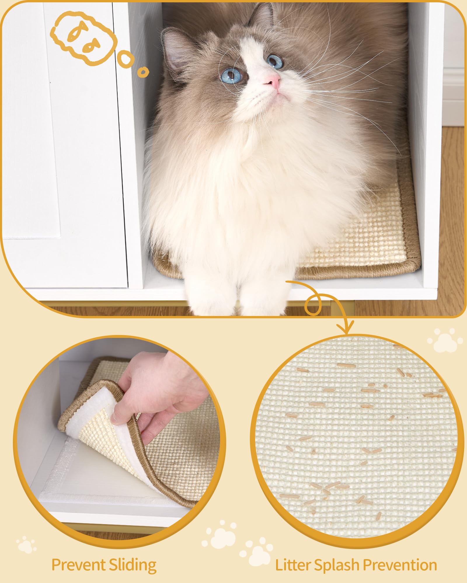 Hzuaneri interior compatible con cajas de arena estándar