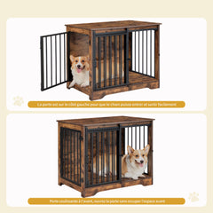 Jaula para perros Hzuaneri anti-roer y anti-escape para tranquilidad.