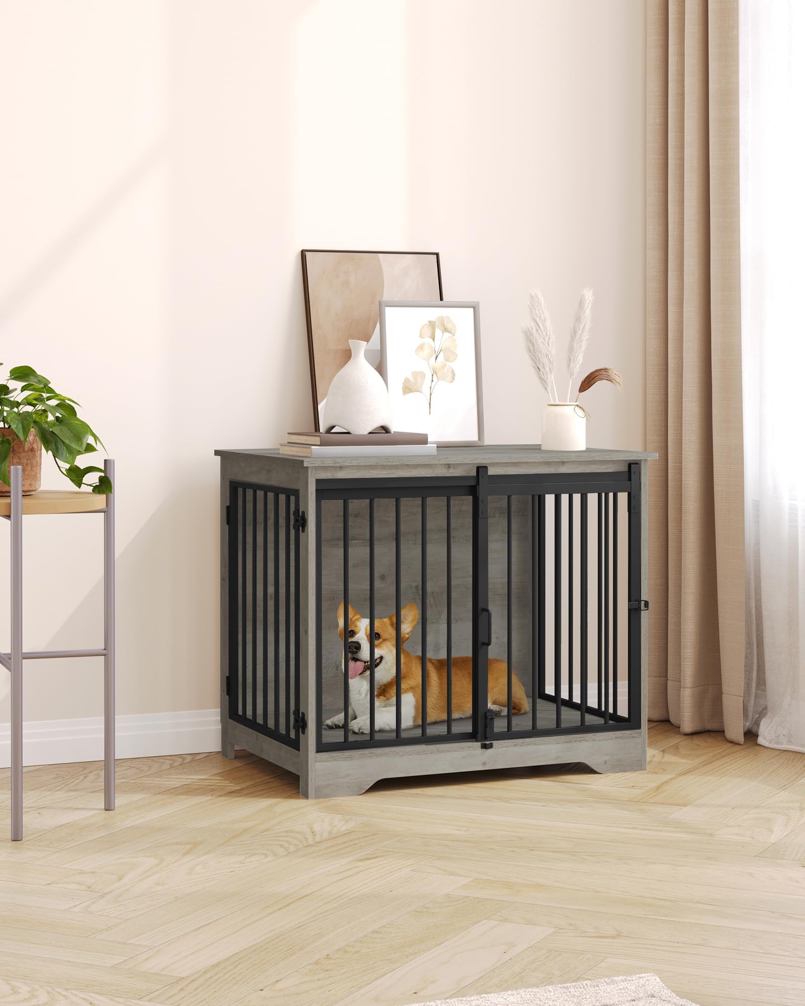 Medidas interiores: 29.3 x 19 x 22.6 pulgadas para perros pequeños.