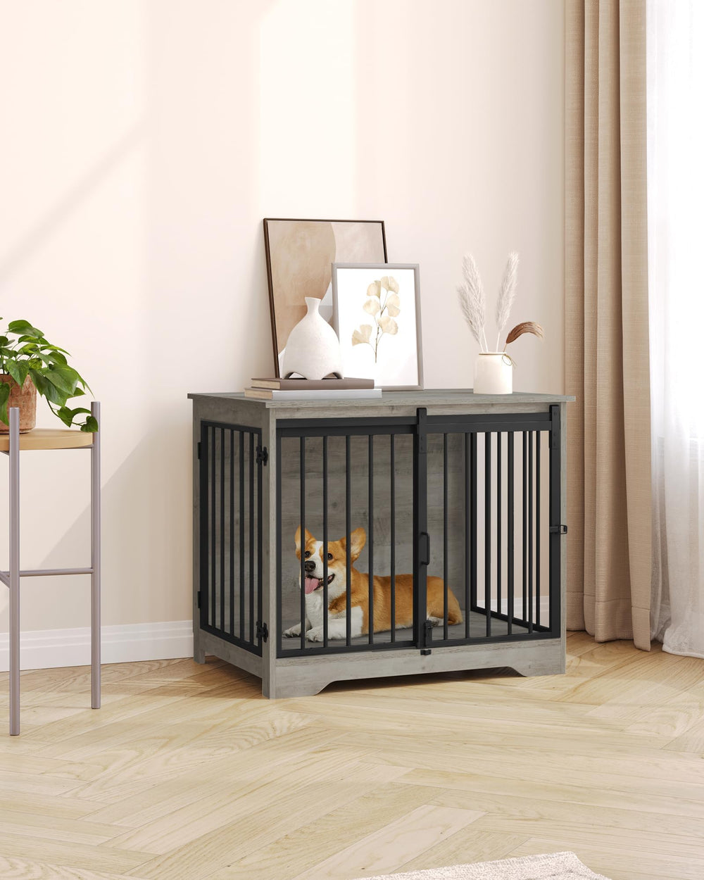 Medidas interiores: 29.3 x 19 x 22.6 pulgadas para perros pequeños.