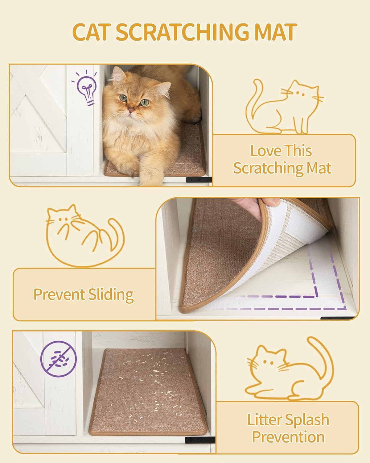 Madera certificada FSC para armario de gato Hzuaneri