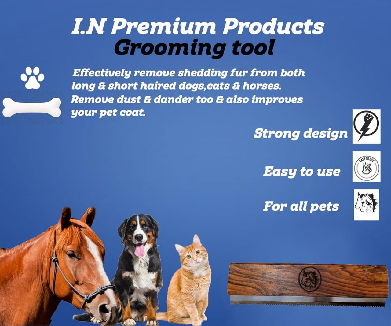 I.N Premium deslanado elimina pelo suelto y suciedad de forma suave y eficaz.