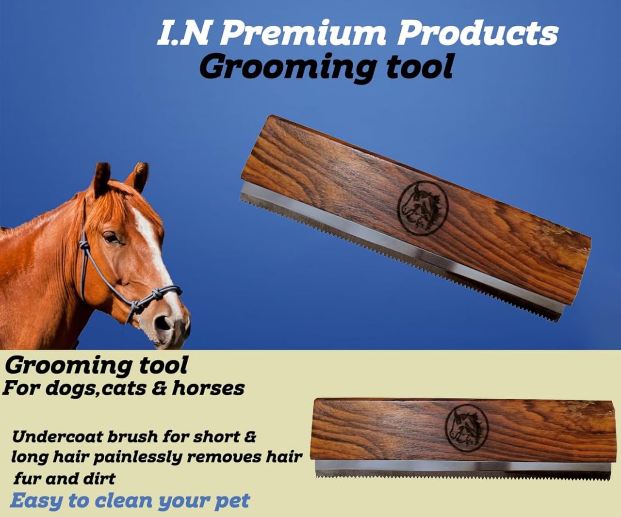 I.N Premium deslanado, diseño ergonómico, cómodo para sesiones de cepillado prolongadas.