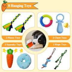 IAIGOGO Puppy Play Gym centro de actividad para cachorros y energía diaria.