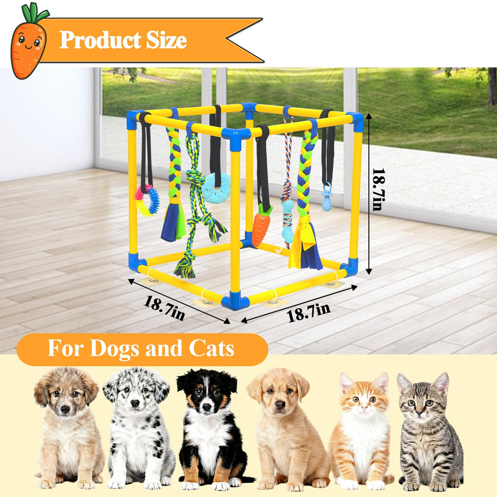 IAIGOGO Puppy Play Gym ideal para razas pequeñas y cachorros.