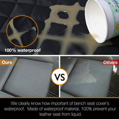 Funda iBuddy impermeable para coche mantiene limpio el respaldo.