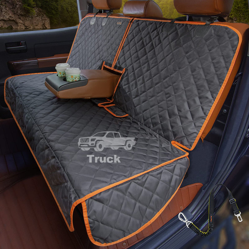 La funda iBuddy para asiento trasero protege contra manchas de mascotas en viajes.