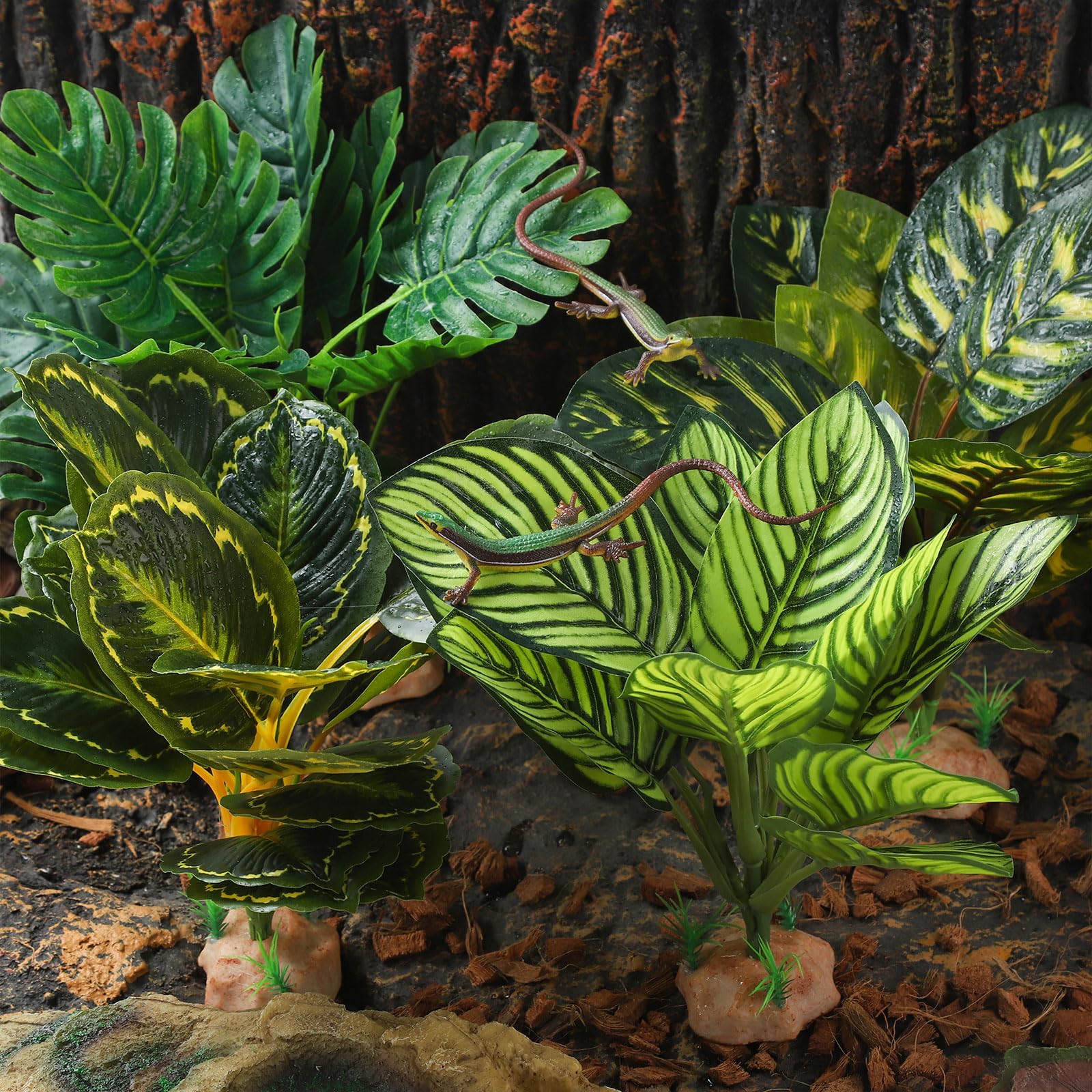 IBWell planta decorativa no tóxica facilita limpieza y mantenimiento.