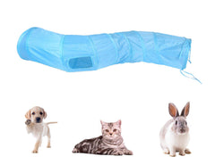 iCAGY túnel para conejos y mascotas pequeñas, ideal para esconderse y explorar.