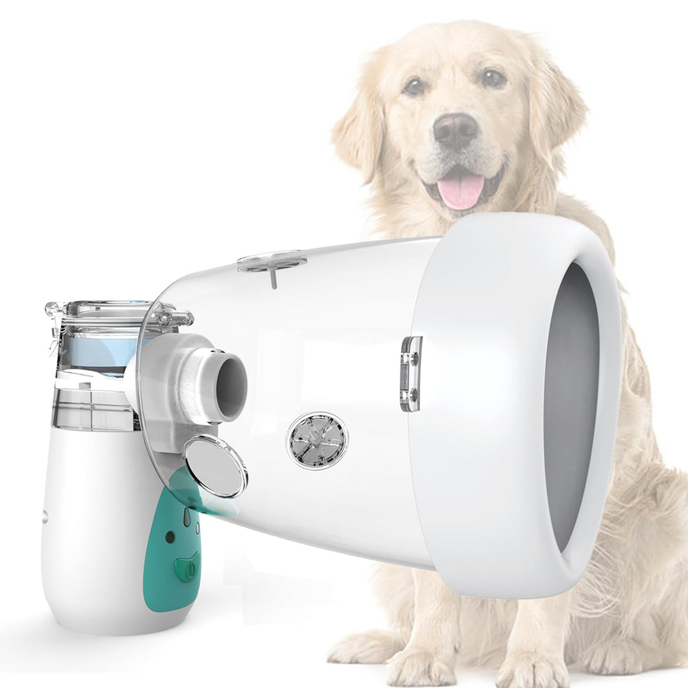 ICARE-PET nebulizador con mascara para mascotas, cómodo para gatos y perros pequeños.