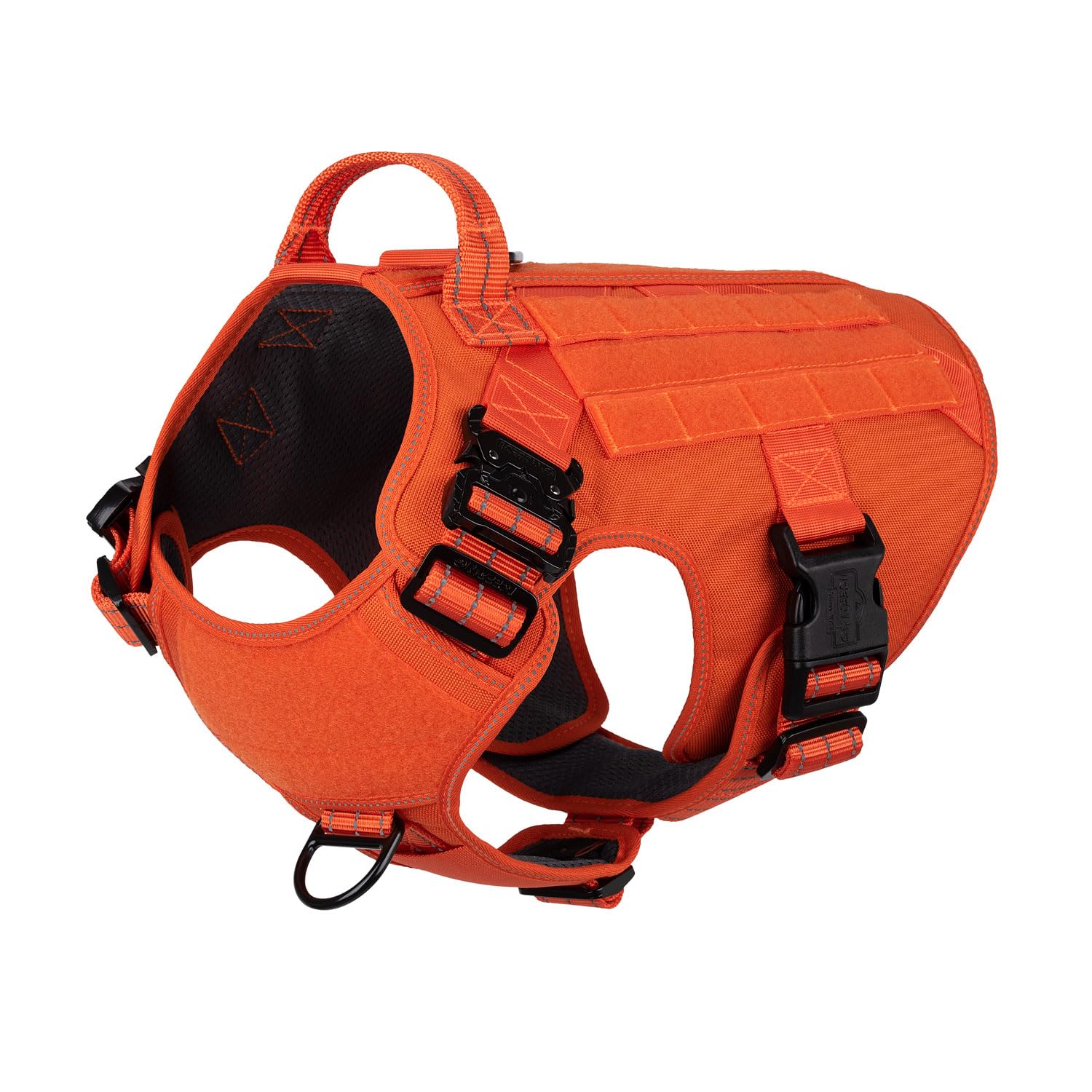 ICEFANG arnés táctico con hebillas metálicas visibles para mayor seguridad.
