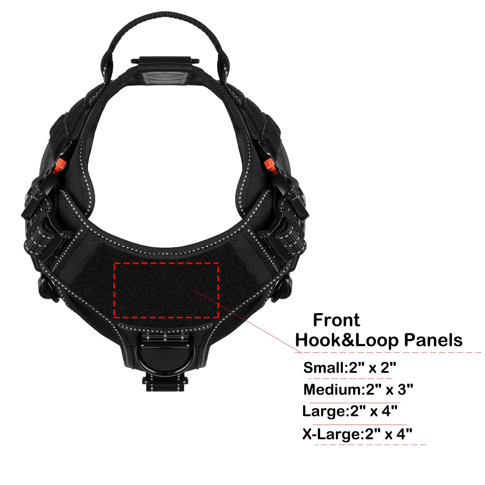 Arnés ICEFANG con enganche frontal para guiar al perro con facilidad.