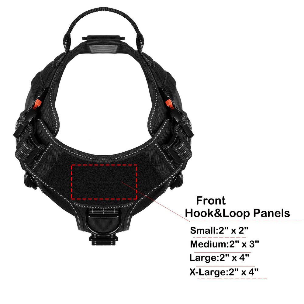Arnés ICEFANG con enganche frontal para guiar al perro con facilidad.