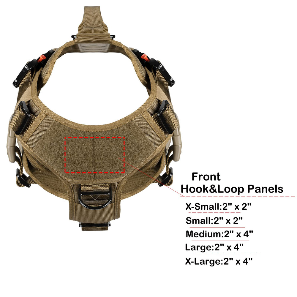 Molle en ambos lados para llevar accesorios con GN3.