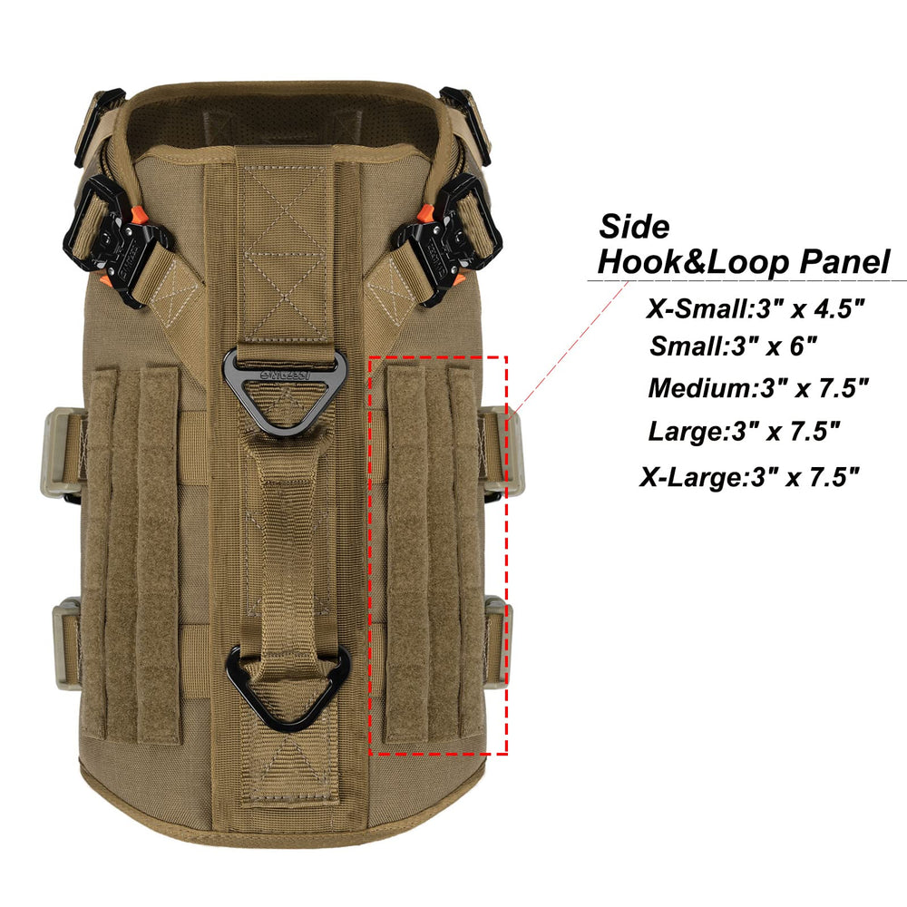 Panel Velcro ICEFANG GN3 para parches de identificación.