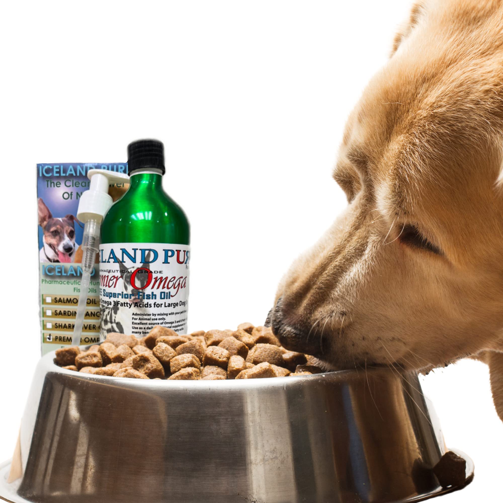 Iceland Pure Premier Omega, dosis recomendada por veterinario para cada peso.