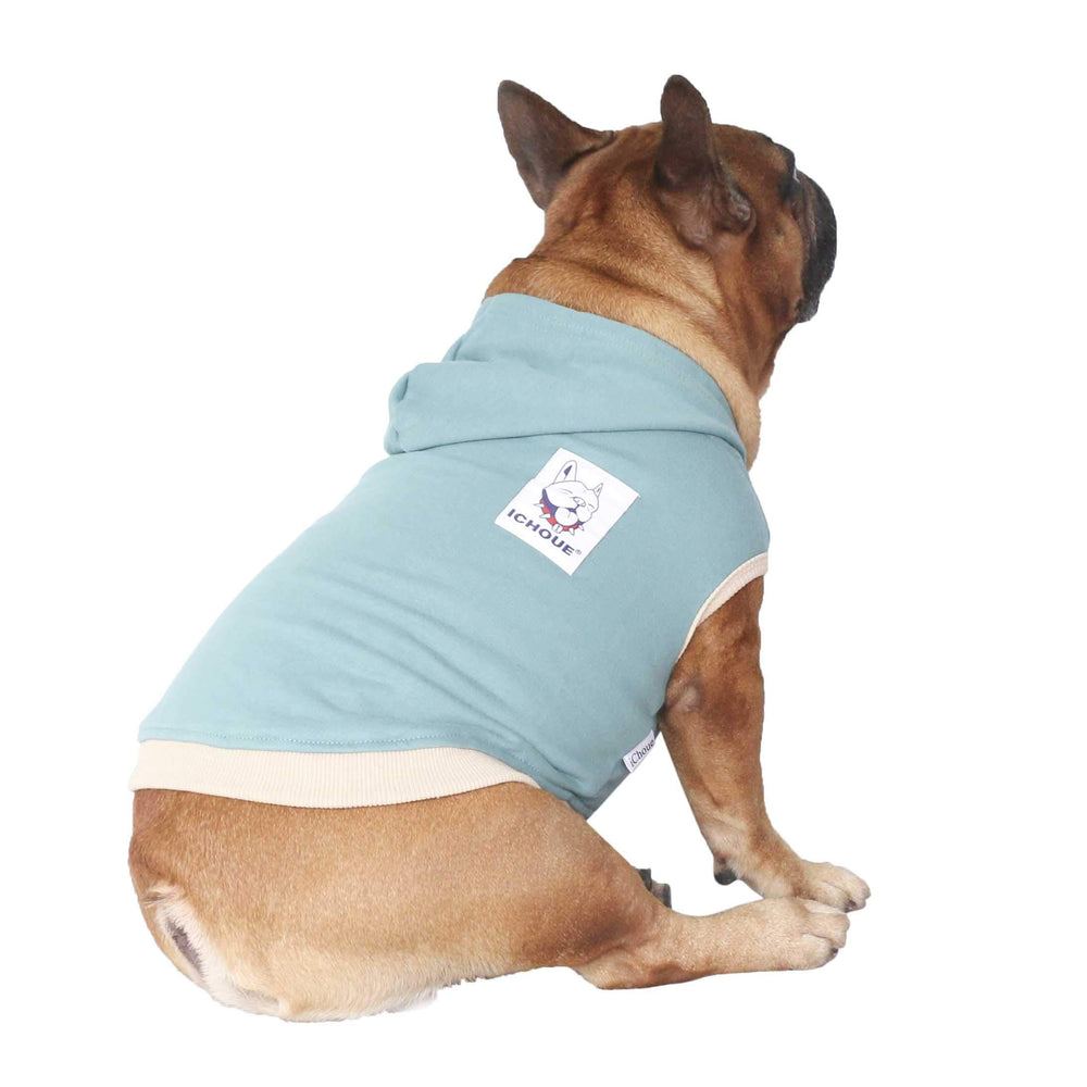 Ichoue guía de tallas para medir el pecho del perro y ajustar mejor.