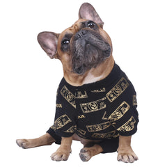 Pijama iChoue para perro bulldog francés, detalle elástico en cuello para ponérselo fácilmente.
