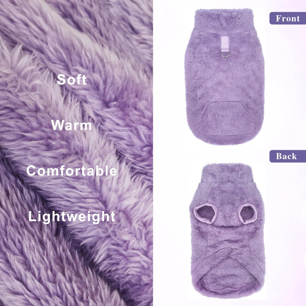 Idepet chaleco fleece con bolsillo, lleva snacks o documentos