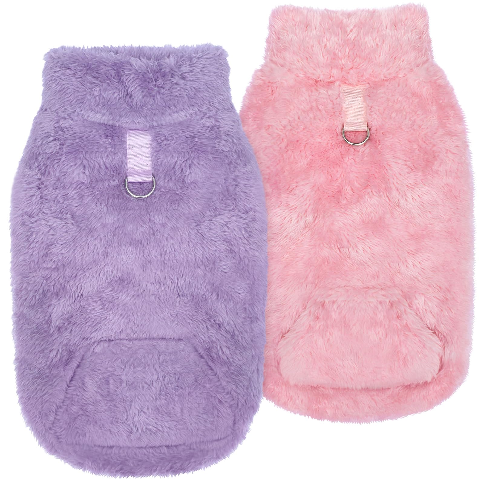Idepet chaleco fleece para perros, dos piezas, ideal para mantener a la mascota cálida