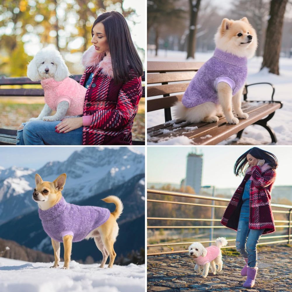 Idepet chaleco fleece para perros pequeños, cómodo y ligero