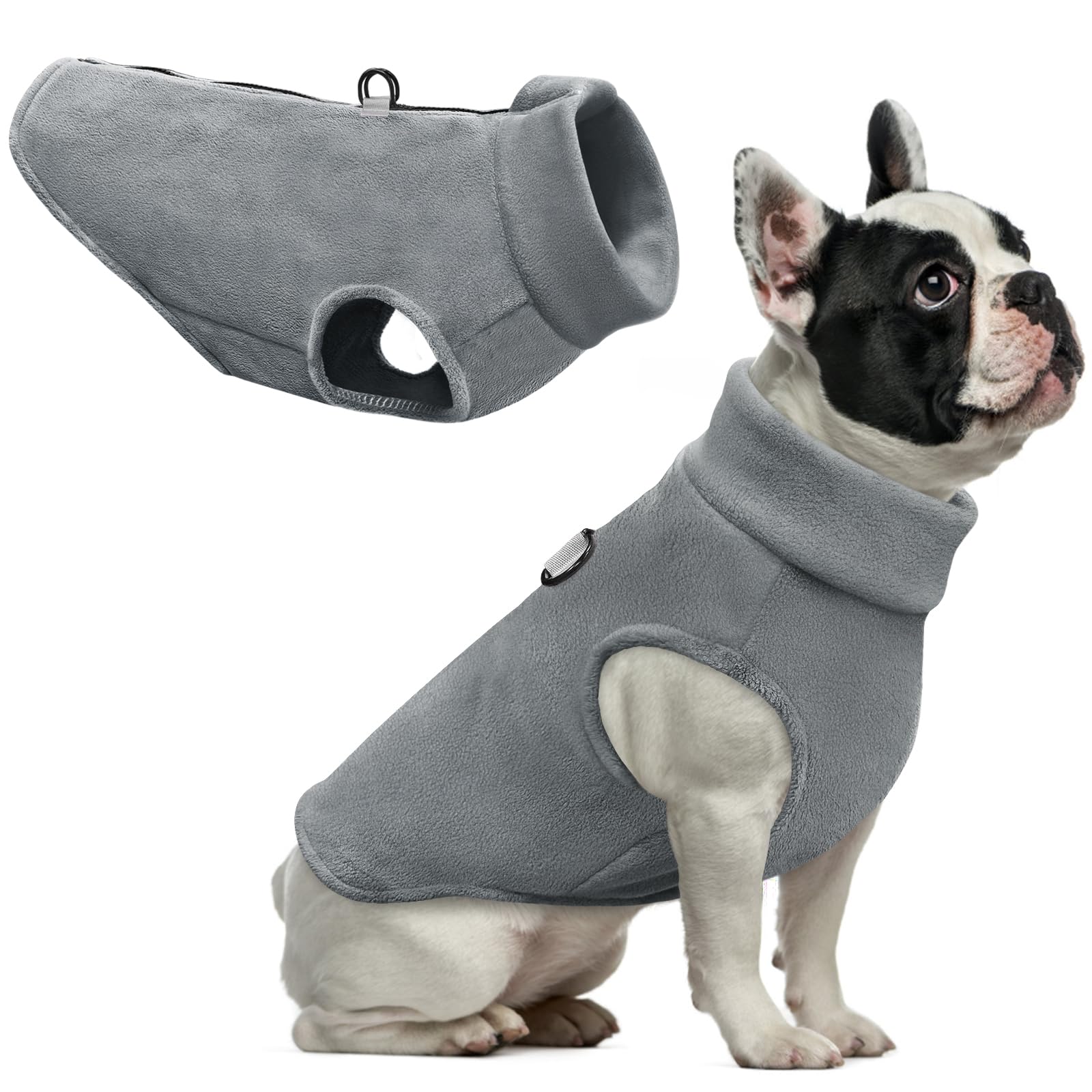 Idepet chaleco para perro con cierre zip, fácil de poner y quitar para paseos.